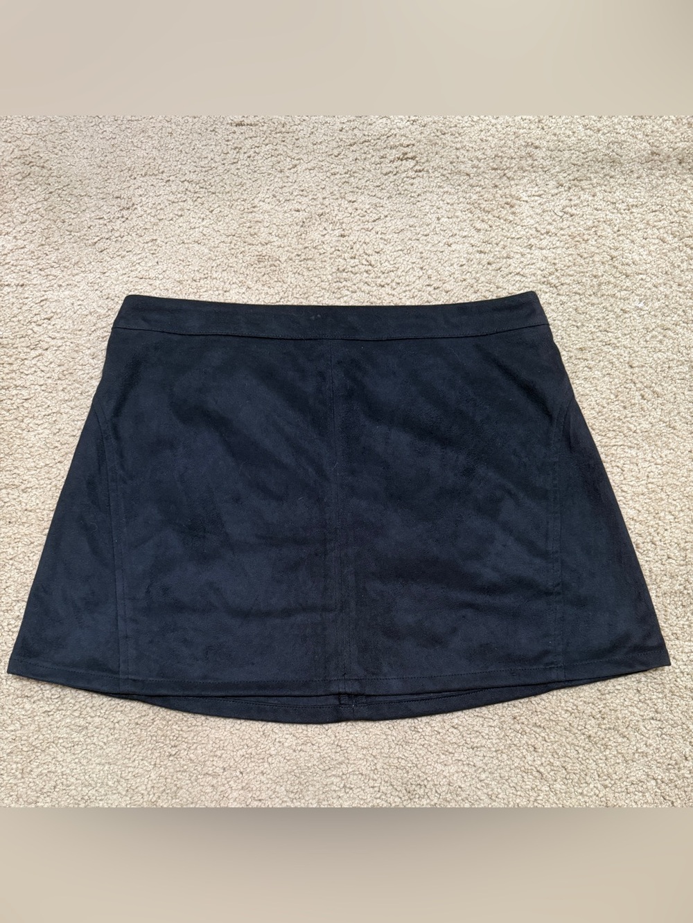 Rails Black Suede Mini Skirt